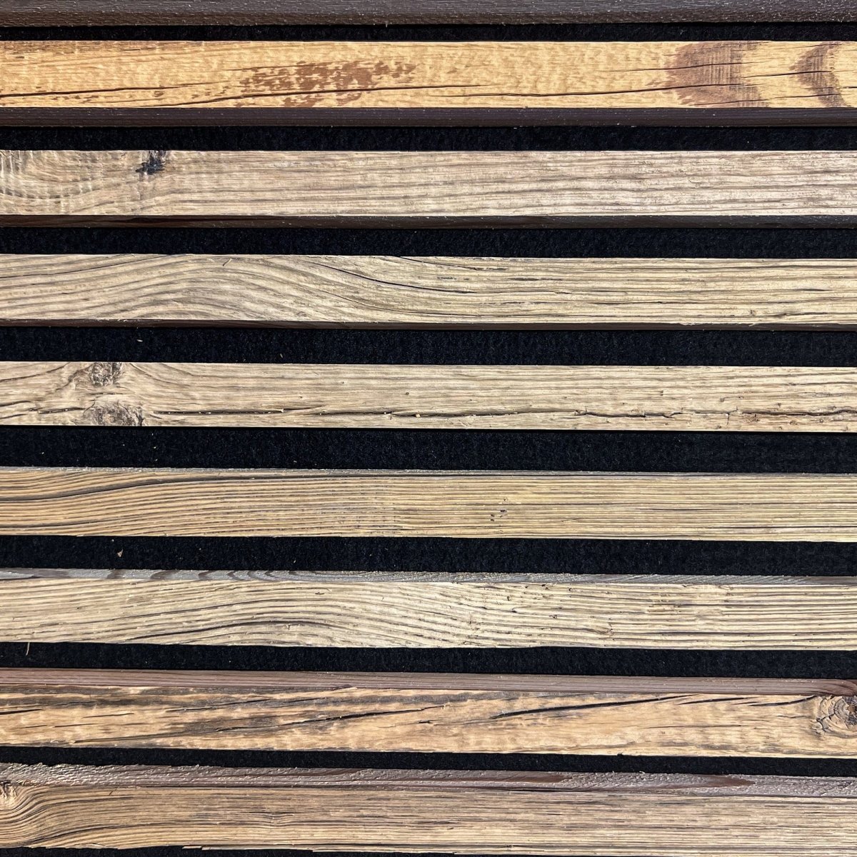 Pannello acustico in legno antico massiccio