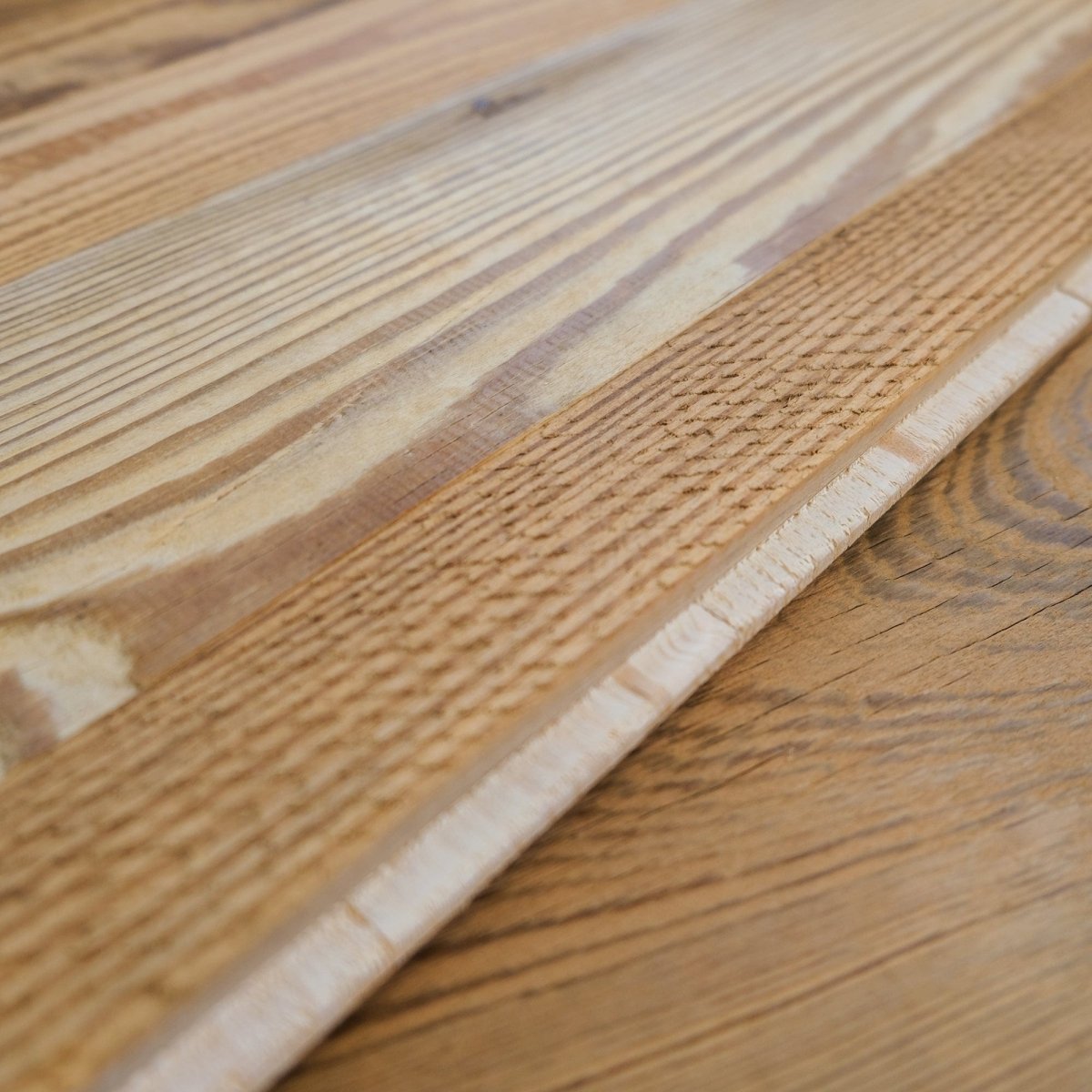 Rivestimento per pareti e soffitti in legno antico autentico, caramello