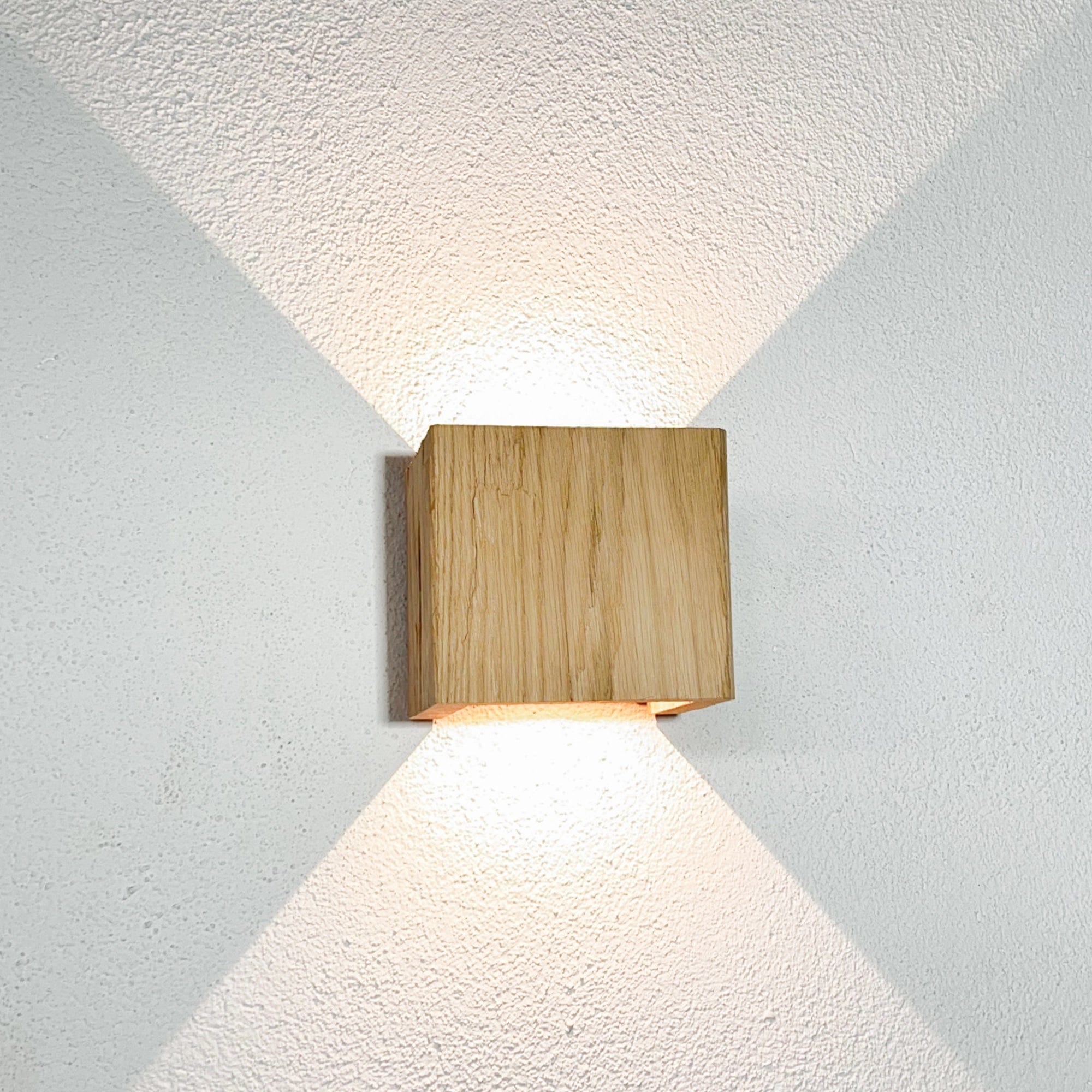 Wall Lamp Oak Chopped 'Waldlicht'