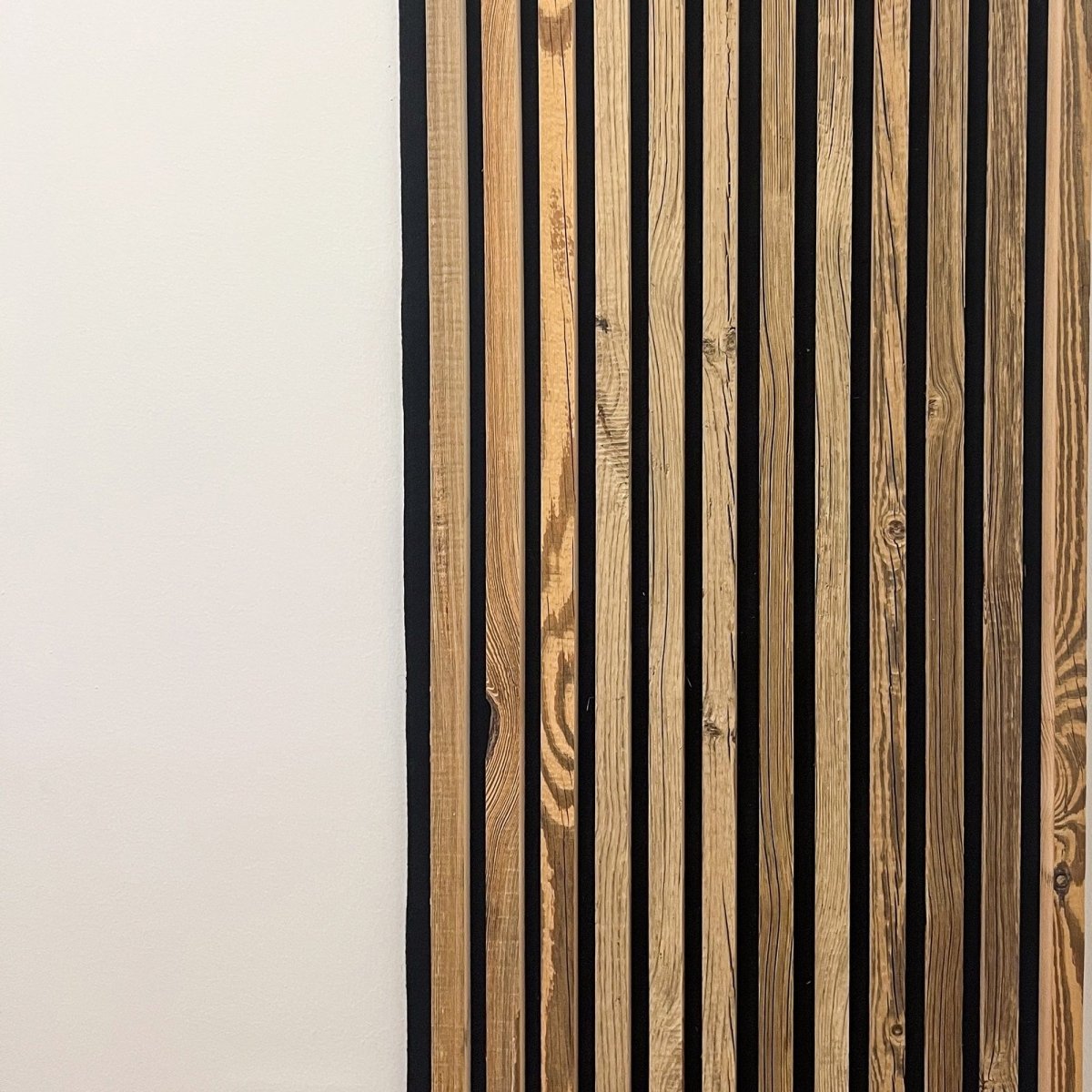 Pannello acustico in legno antico massiccio