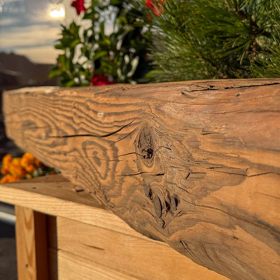 Beams made of genuine reclaimed wood