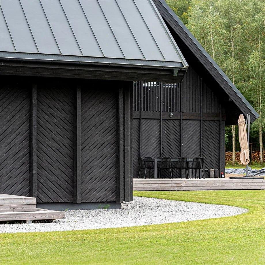 Facciata in abete rosso Kurosawa