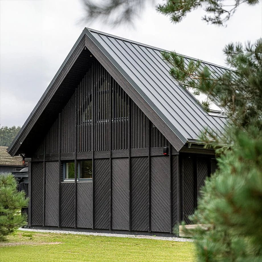 Facciata in abete rosso Kurosawa