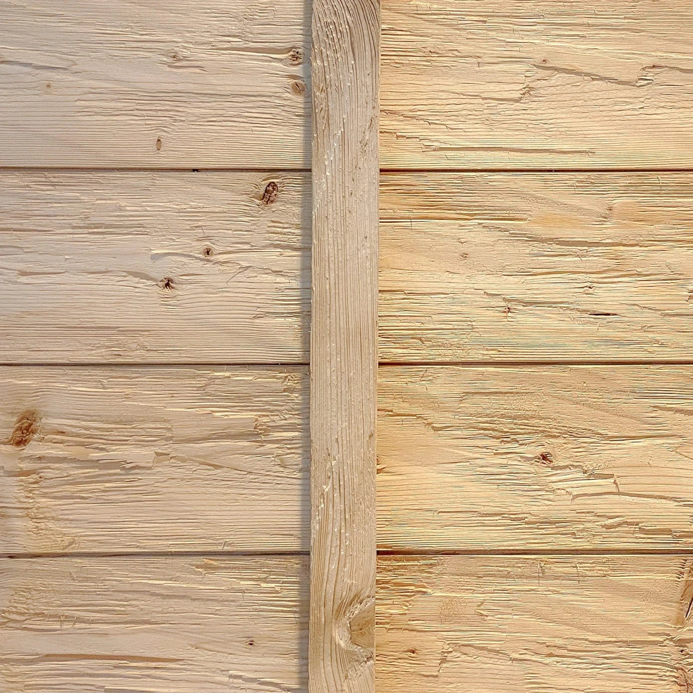 Wood steamed spruce chopped square timber 6x6 cm