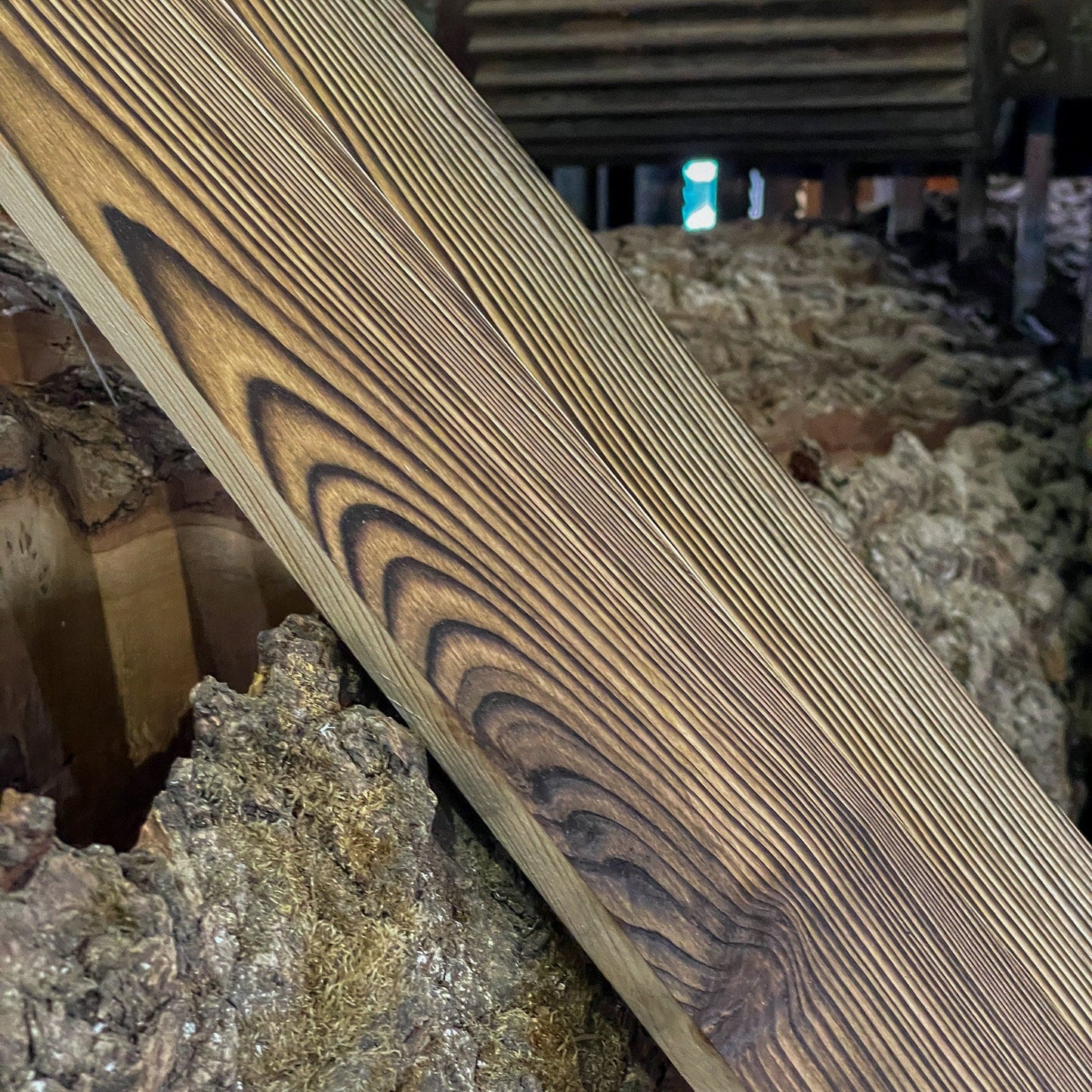 Cover Strip / Finishing Strip Pine Carbon