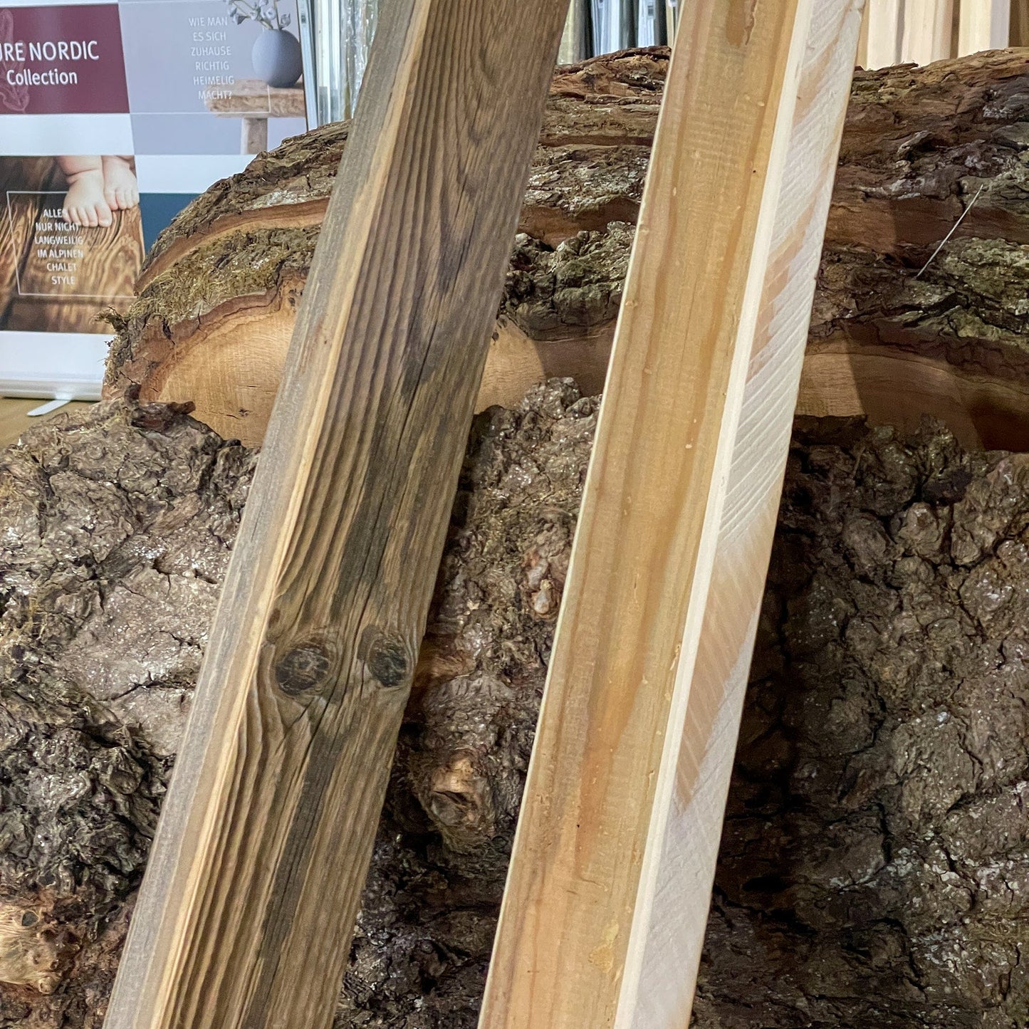 Listino di copertura / finitura in legno antico