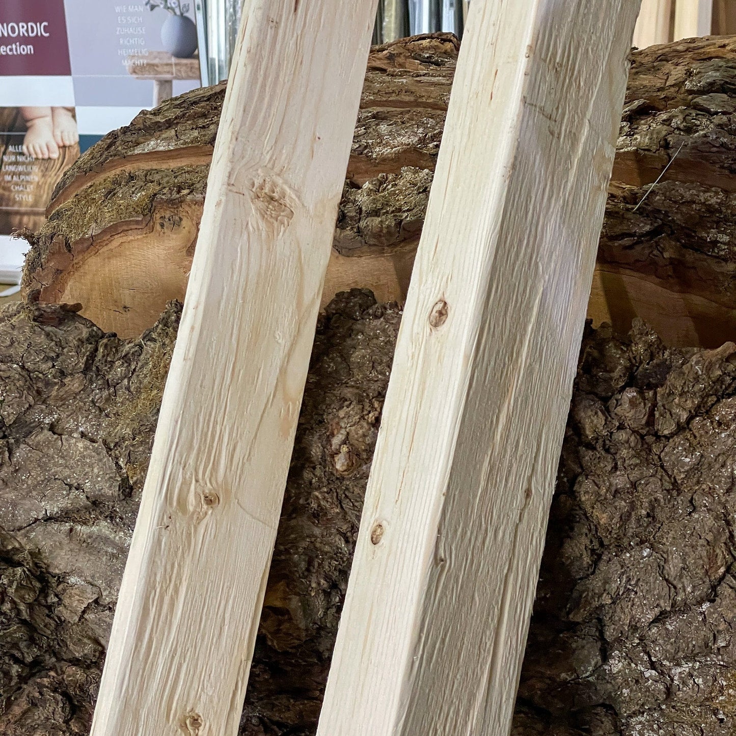 Cover Strip / Finishing Strip Spruce Natural
