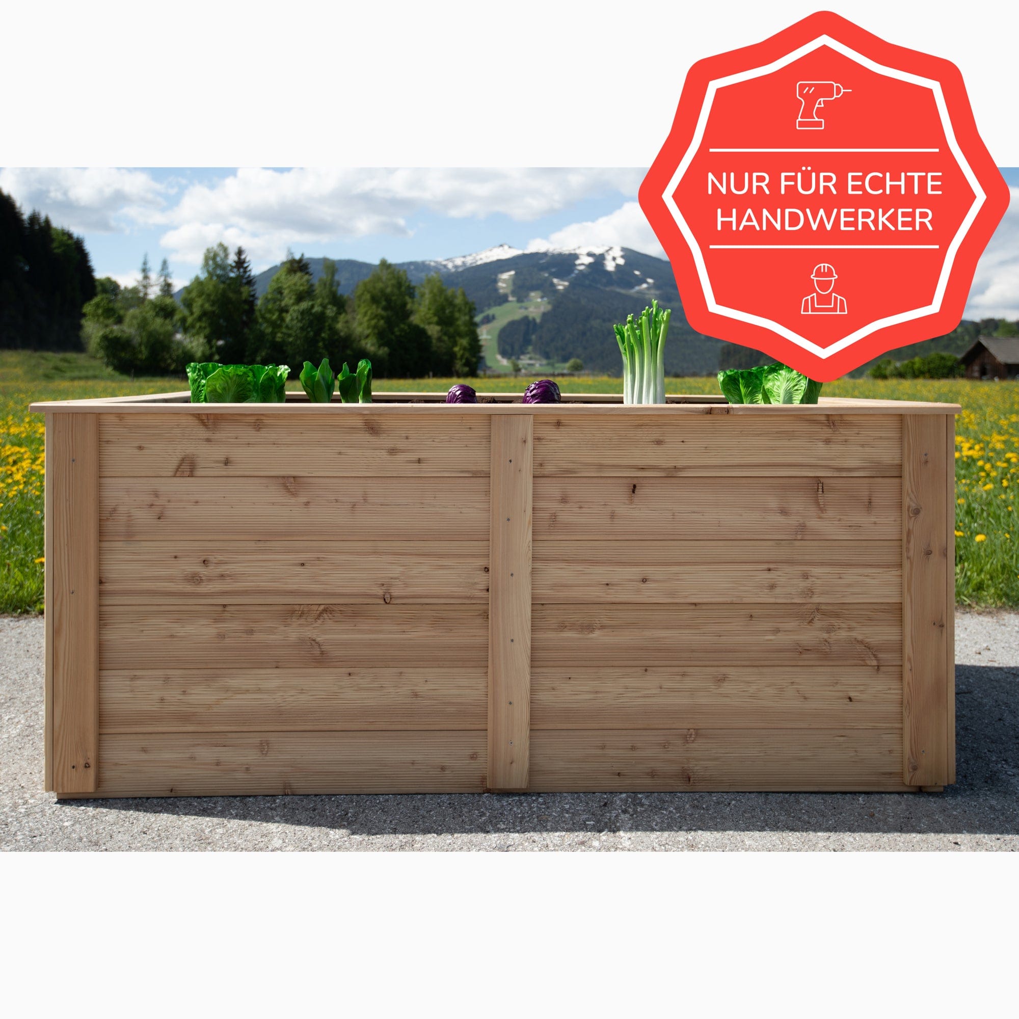 Raised Bed Larch - Kit 'Praktiker