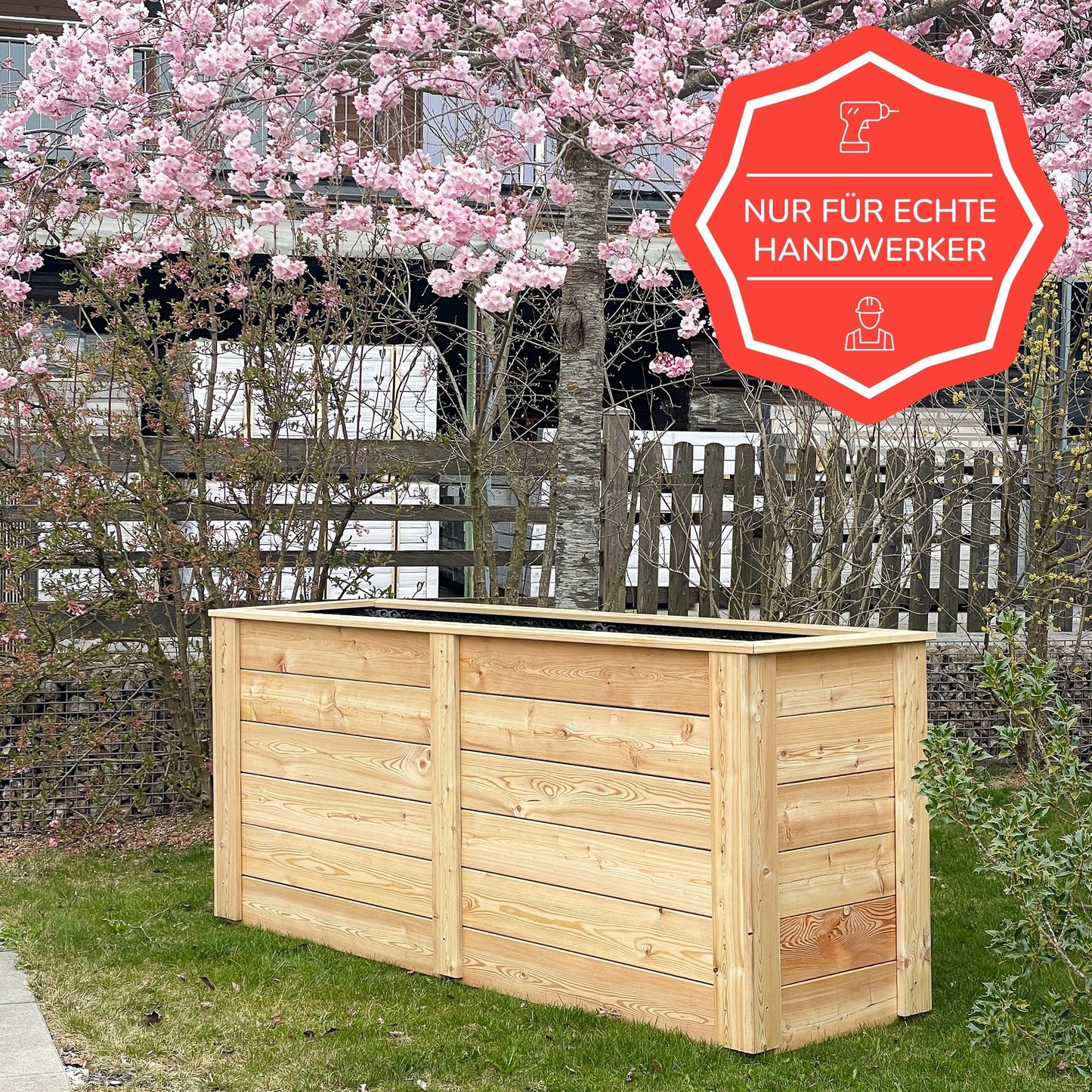Raised Bed Larch Praktiker Slim - Kit