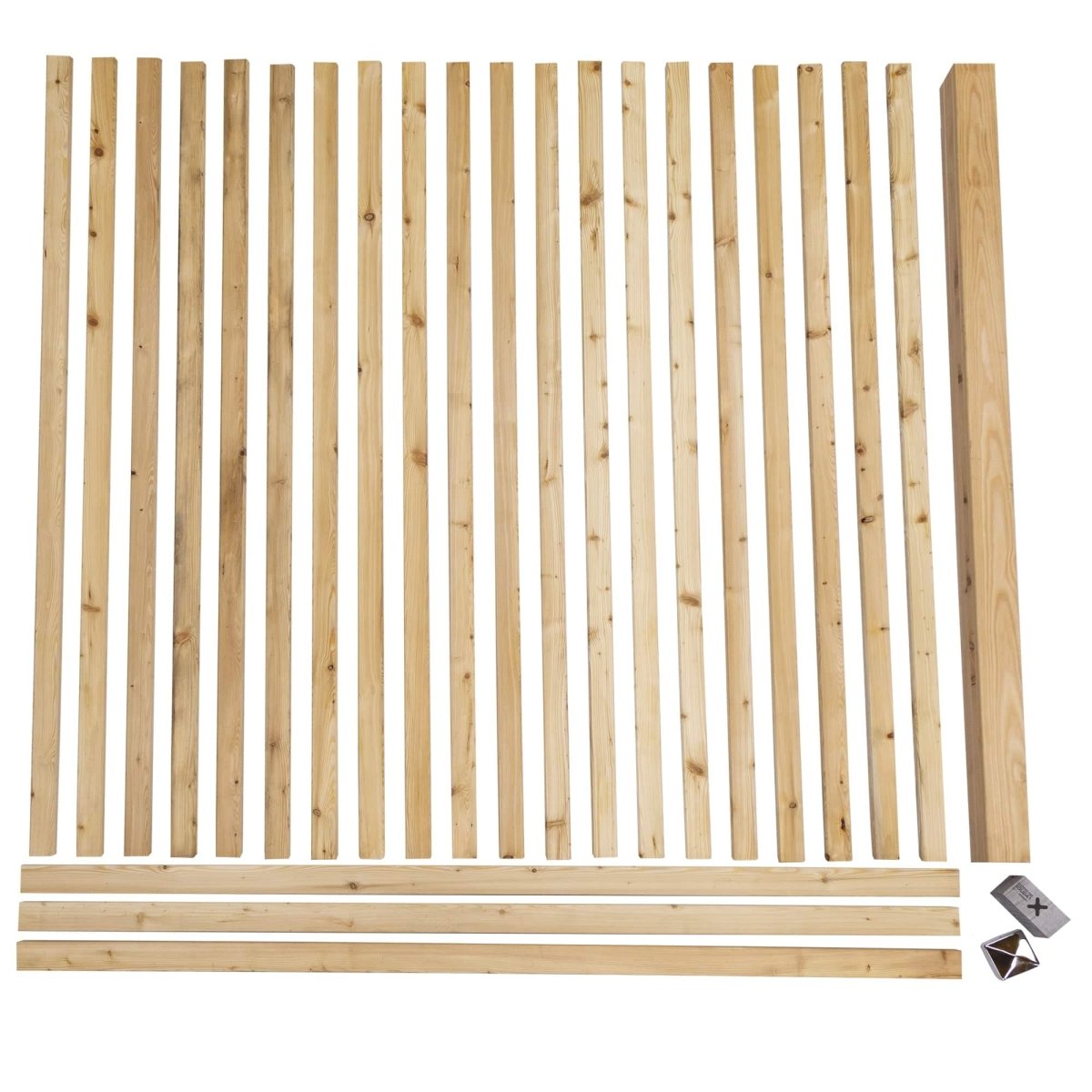 Paravento in larice 'Bleckwand'