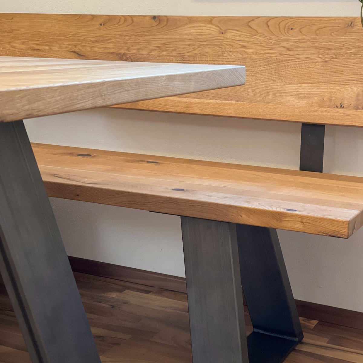 Corner Bench Oak Solid 'Norbert
