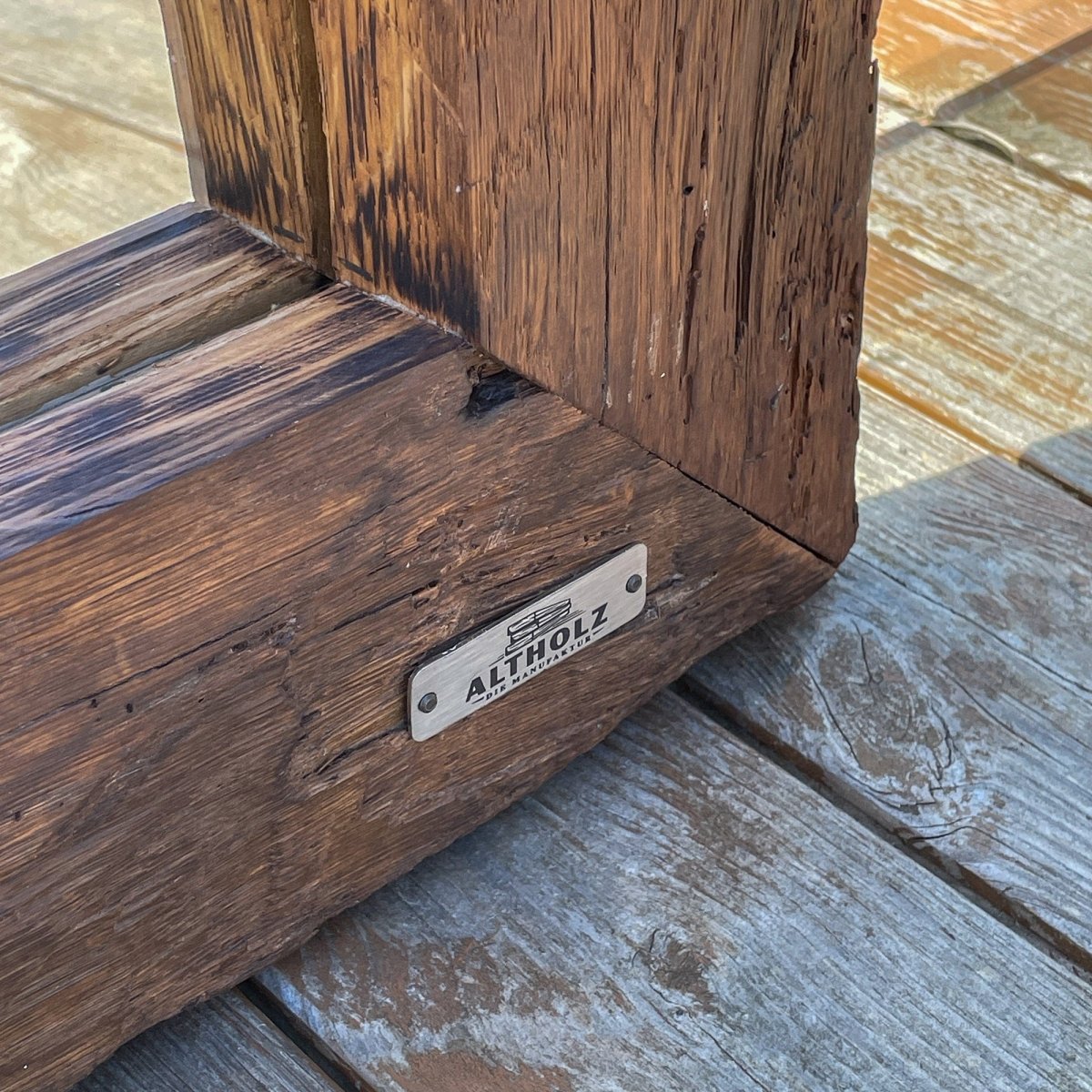 Specchio in legno antico