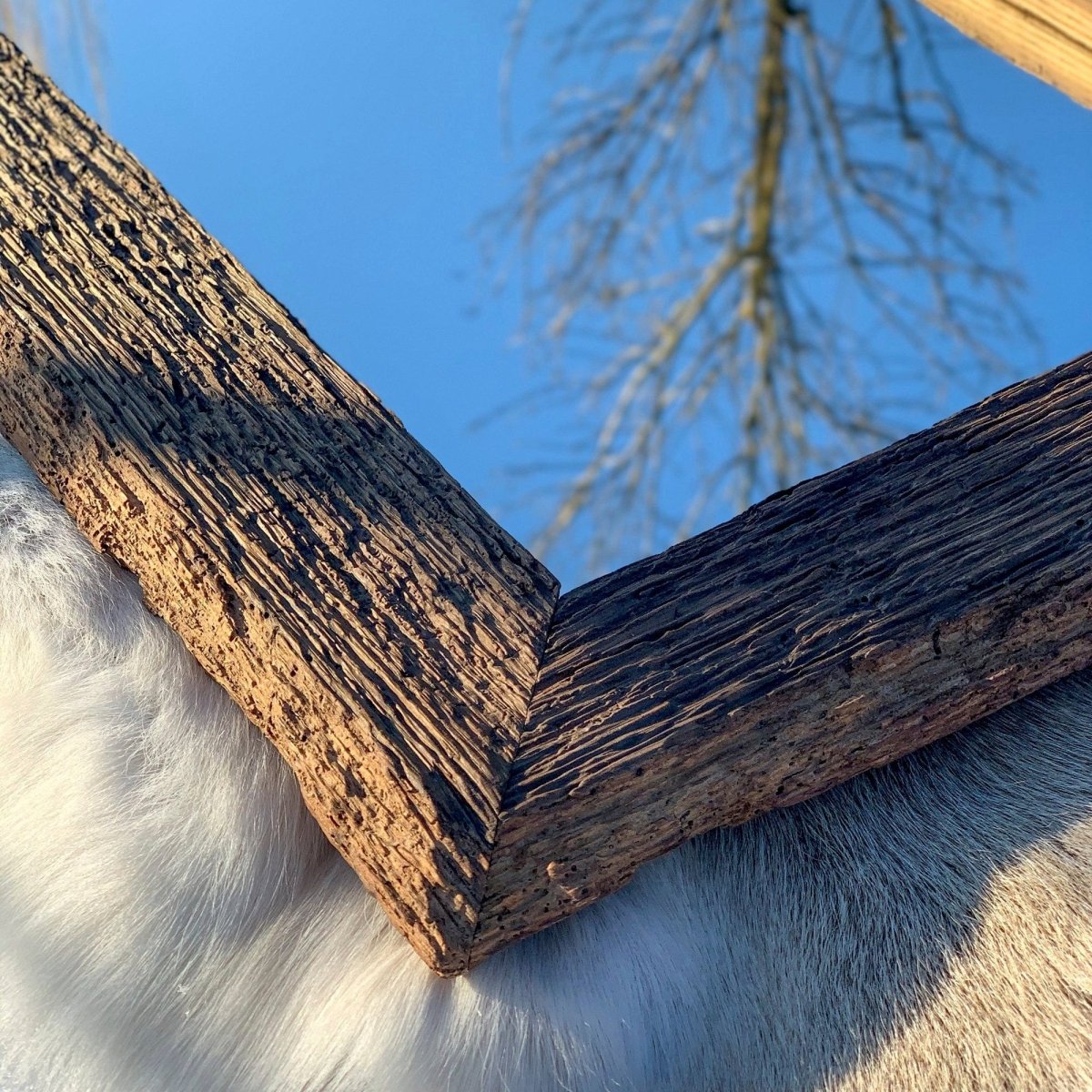 Specchio in legno antico