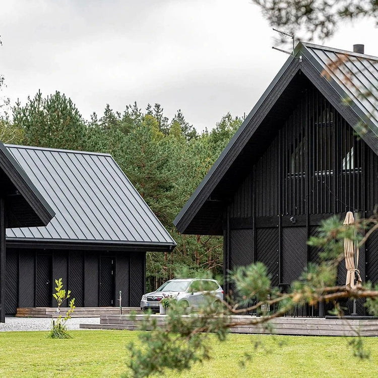 Karbonisierte Fassaden