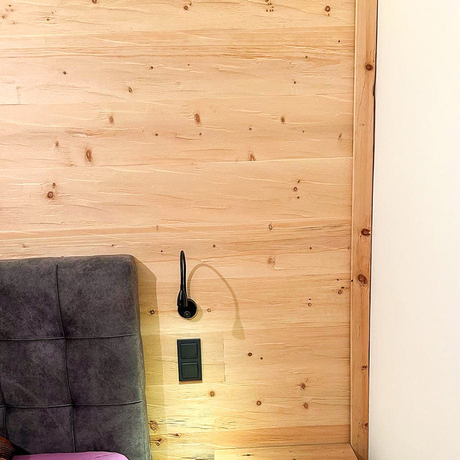 Rivestimento per pareti e soffitti in pino cembro Nostalgie spaccato