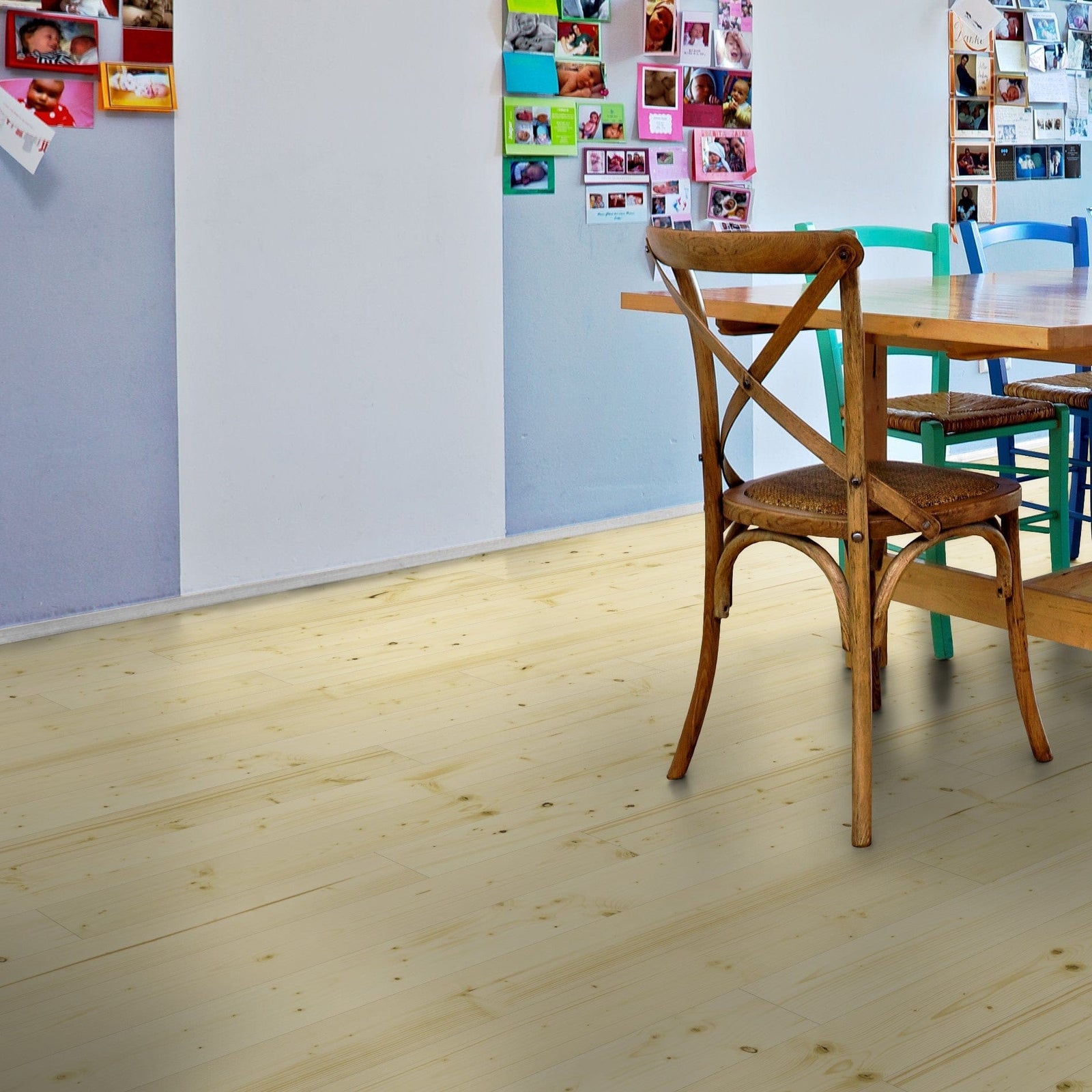 Holz Fußboden Fichte Mezzo massiv, wohnfertig geölt