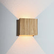 Lampada da parete in frassino spaccato 'Waldlicht'
