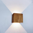Lampada da parete in abete termo-trattato spaccato 'Waldlicht'