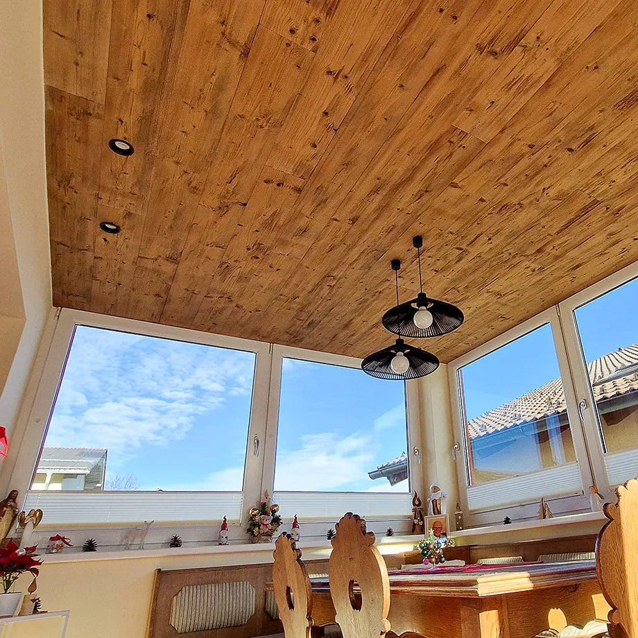 Outlet - Wall & ceiling cladding thermo spruce chopped (special width 189mm)