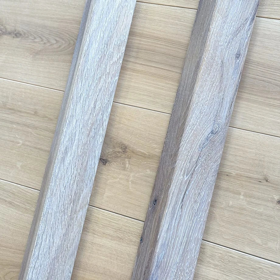 Listino di copertura / finitura in rovere spazzolato e oliato - White Edition