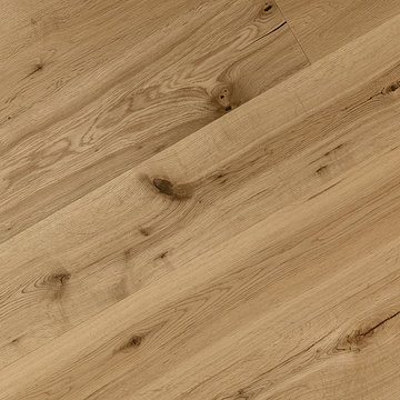 Outlet - Oak flooring wideplank RUSTIC, naturaly oiled 3-layer parquet, brushed