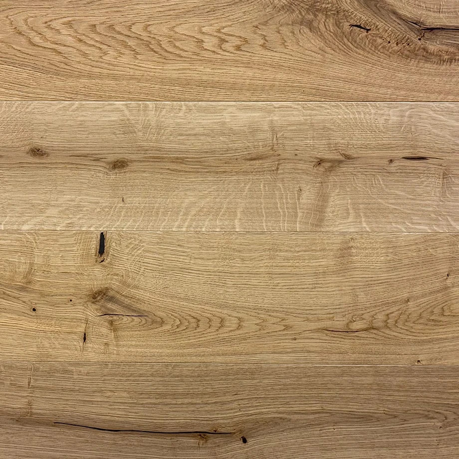 Outlet - Oak flooring wideplank, naturaly oiled 3-layer parquet, brushed