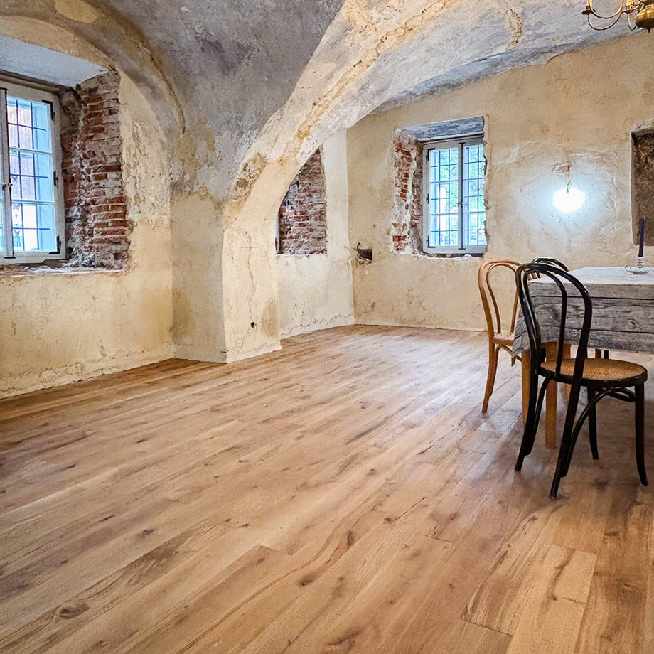 Flooring Oak Solid, Woody Large, Ready-to-Use Oiled