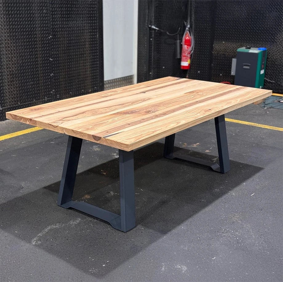 Tavolo i in legno di quercia massello  NORBERT 90 x 180 cm -