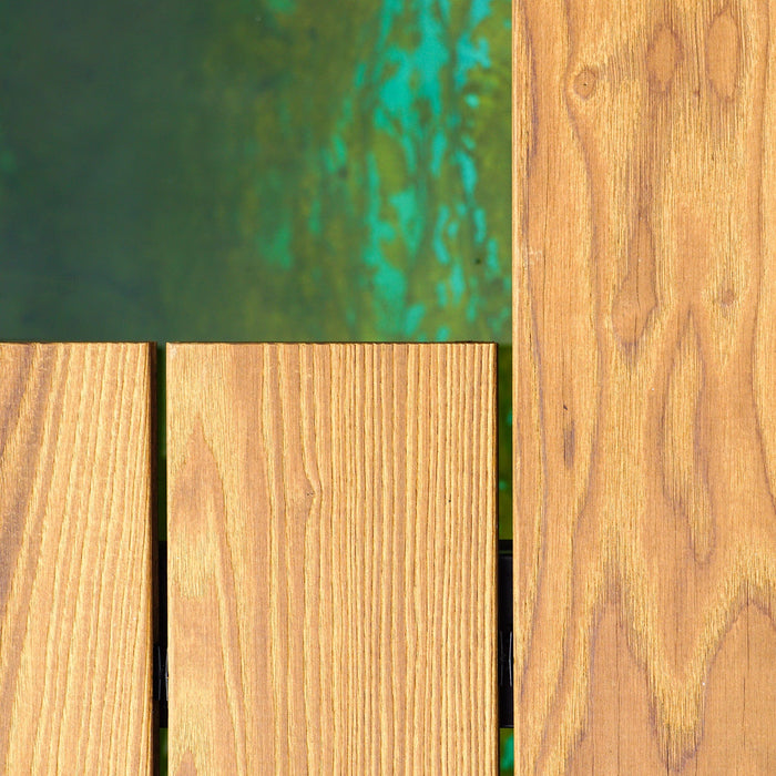 Wooden decking board ThermoASH 