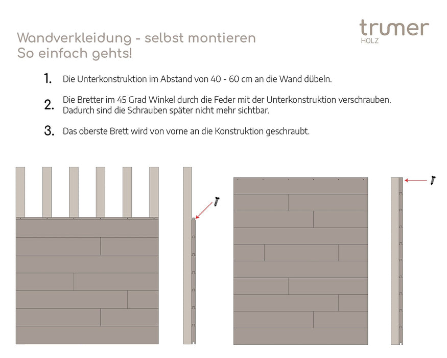 Holz gedämpfte Fichte gehackt & gebürstet Deckenverkleidung / Wohnwand