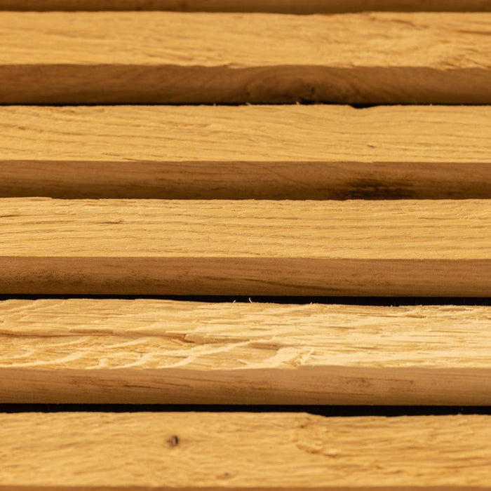 Pannello acustico in legno di quercia tagliato