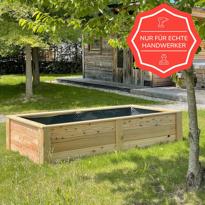 Raised bed made of larch wood PRAKTIKER MINI - kit