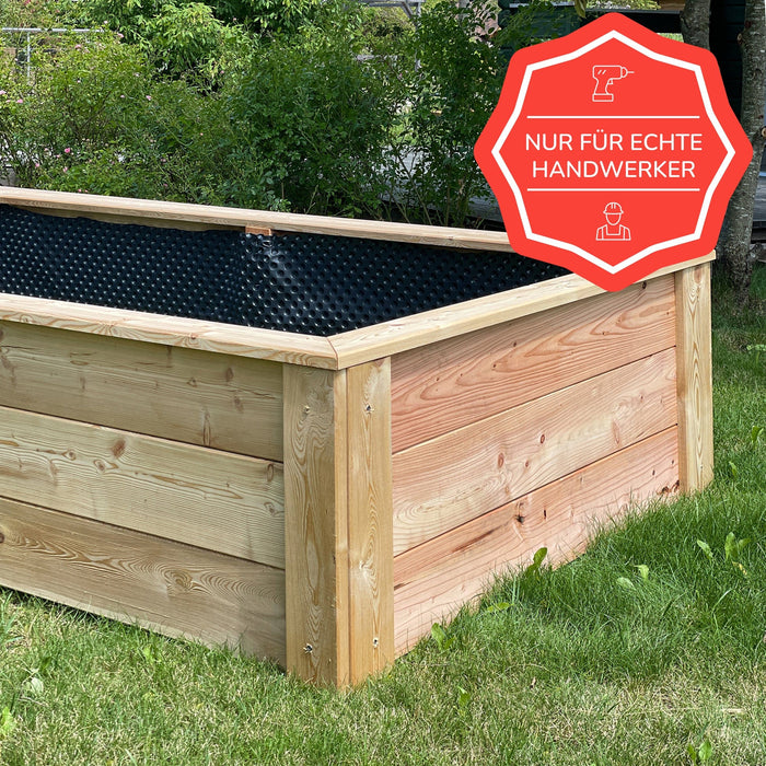 Raised bed made of larch wood PRAKTIKER MINI - kit