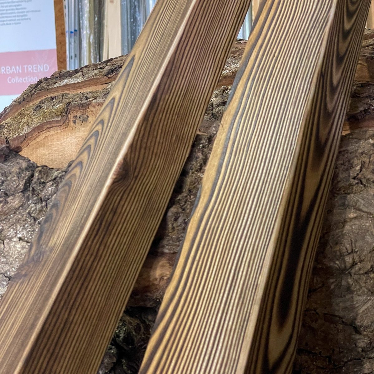 Deckleiste / Abschlussleiste Kiefer Carbon