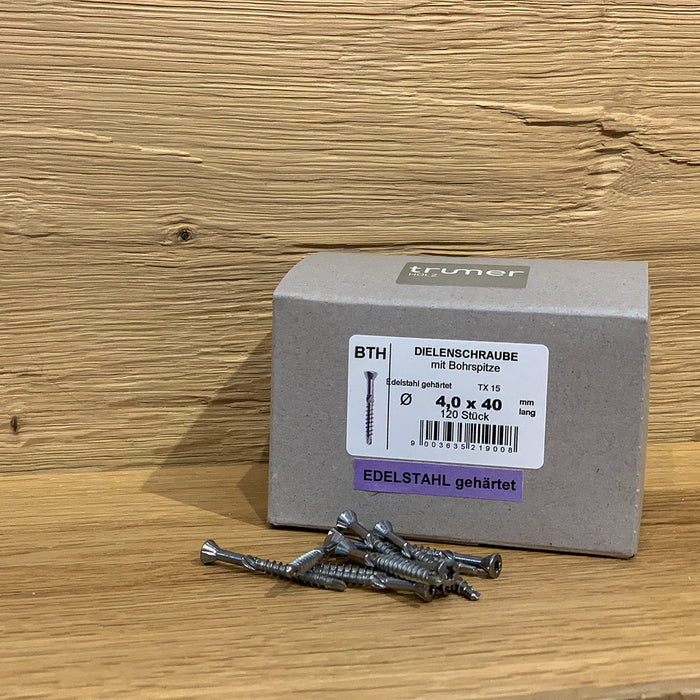 Deck screws 4.0 x 40 stainless steel