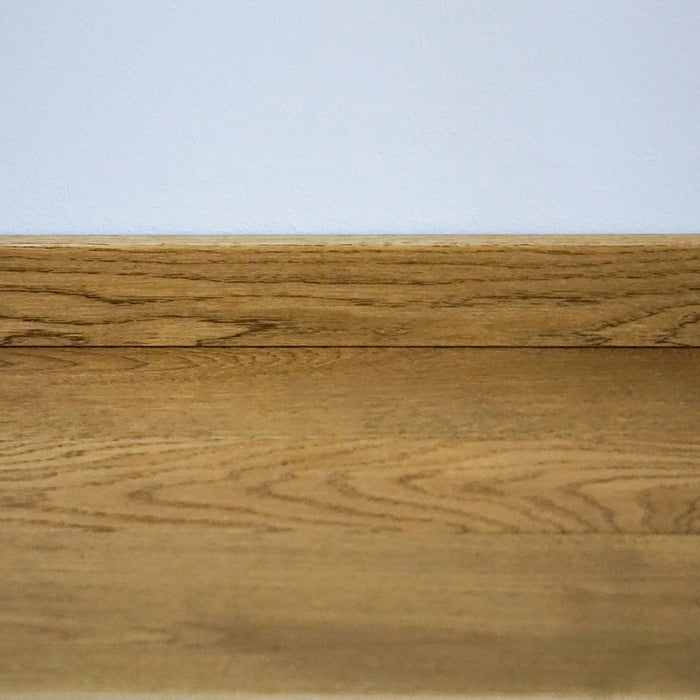 Wooden skirting boards, solid oak, natural oiled