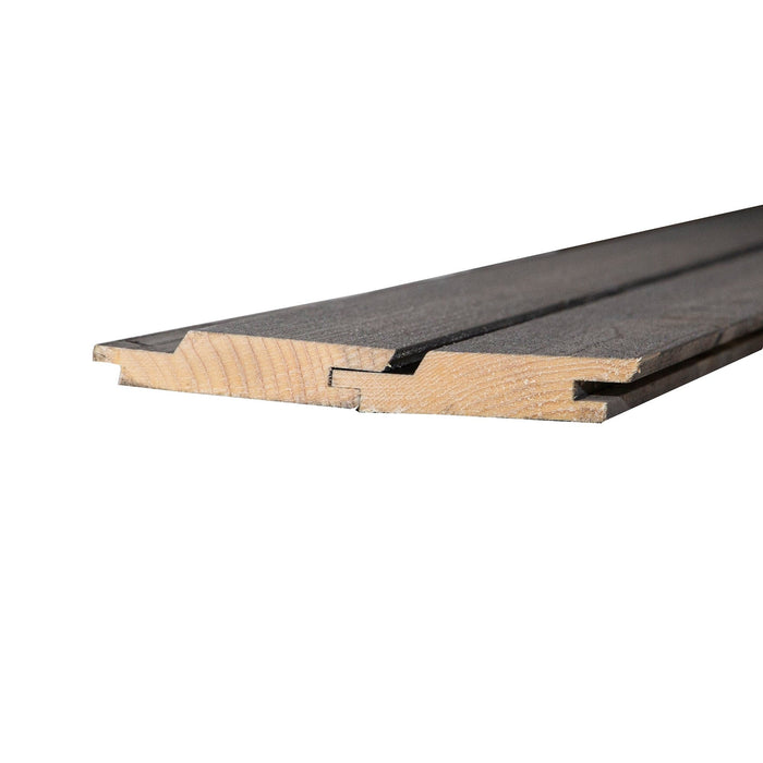 Facciata in legno larice Nordic Grey dall'aspetto grezzo