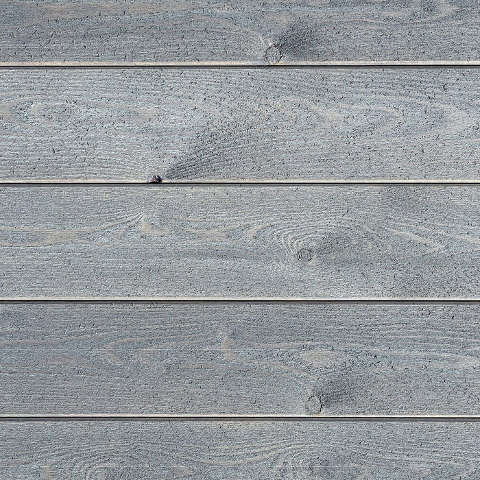 Facciata in larice 'Nordic Grey' con finitura ruvida