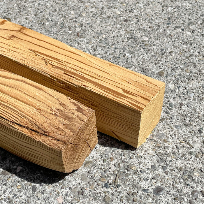 Holz gedämpfte Fichte gehackt Kantholz    6x6 cm