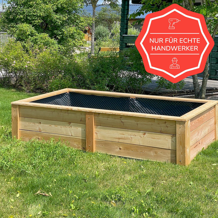 Raised bed made of larch wood PRAKTIKER MINI - kit