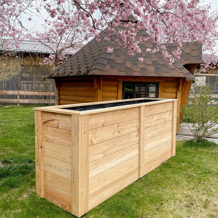 Raised bed made of larch wood PRAKTIKER SLIM - kit