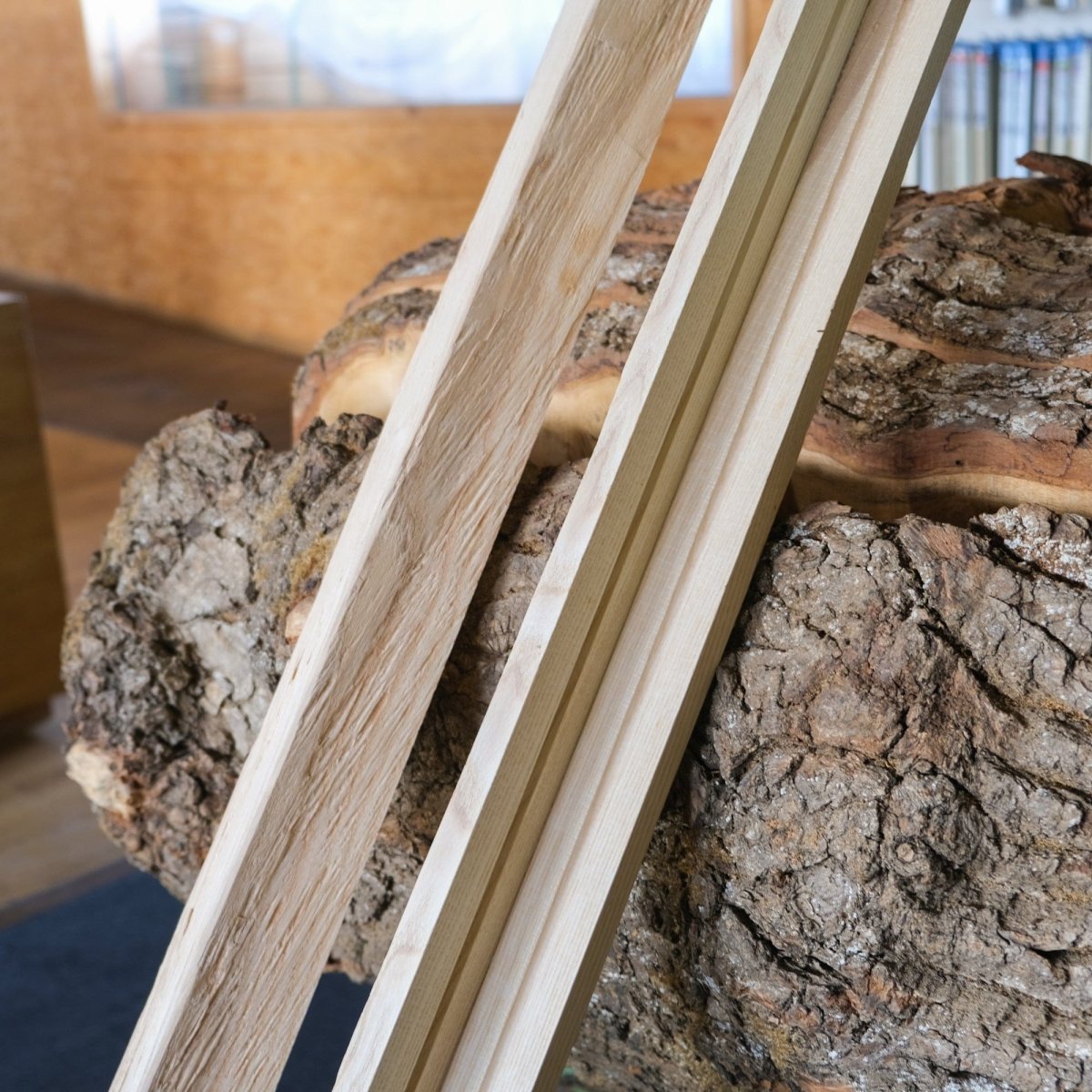 Deckleiste / Abschlussleiste Esche gehackt