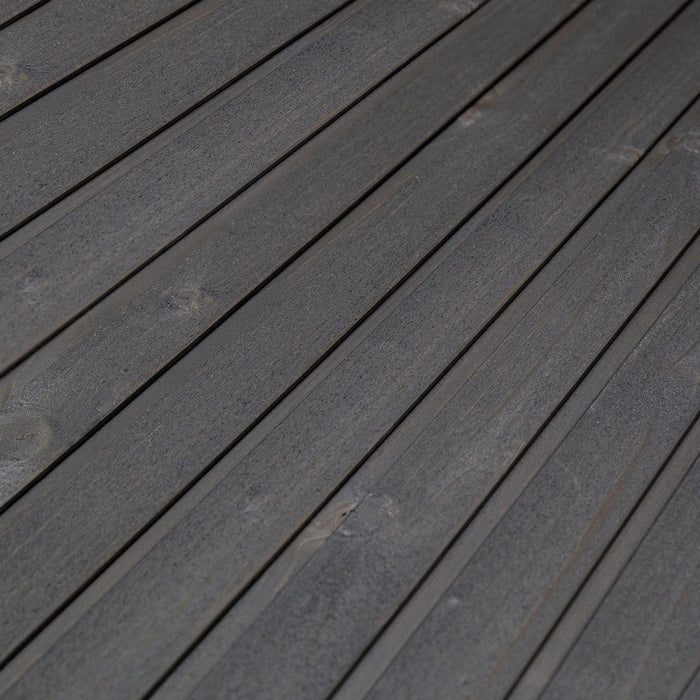 Facciata in legno larice Nordic Grey dall'aspetto grezzo