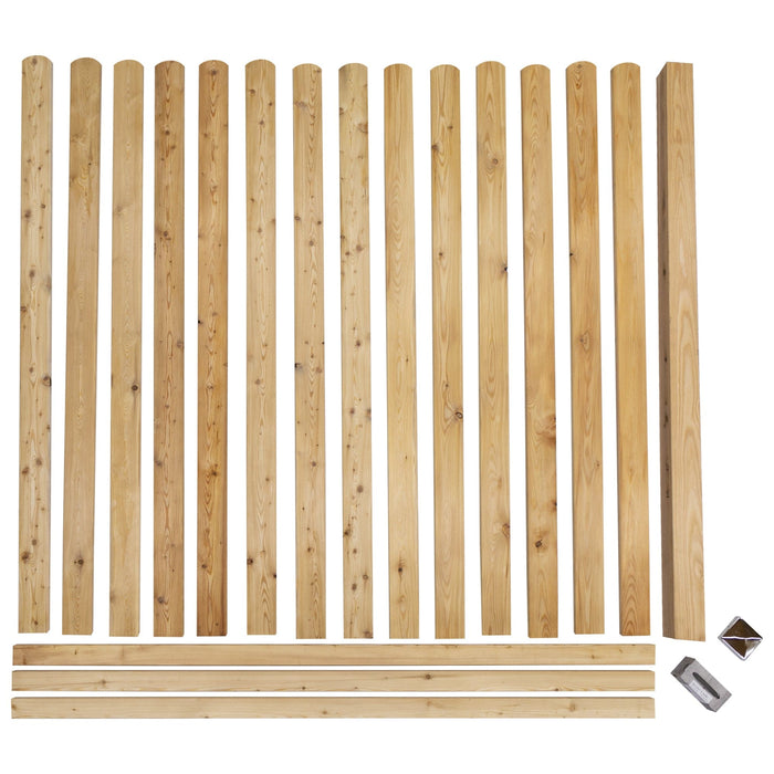 Wooden privacy screen “Schafberg” larch