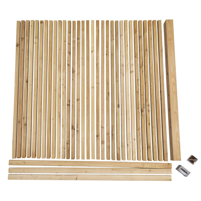 Wooden privacy screen “Untersberg” larch