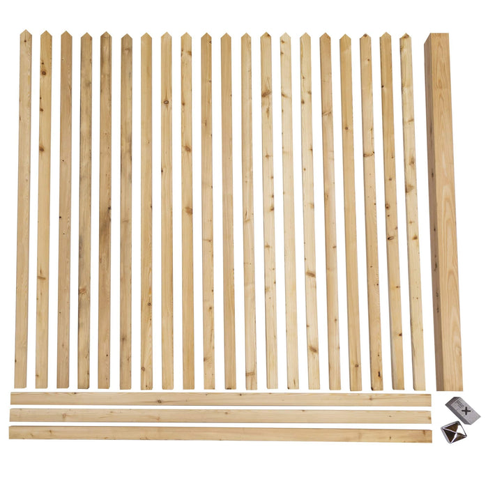 Wooden privacy screen “Watzmann” larch