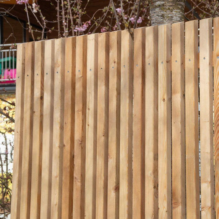 Wooden privacy screen “Untersberg” larch