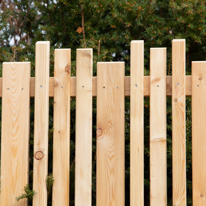 Wooden privacy screen “Zwölferhorn” larch