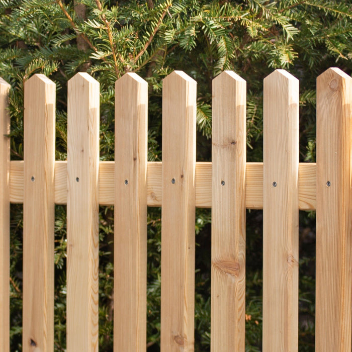 Wooden garden fence "Watzmann" larch