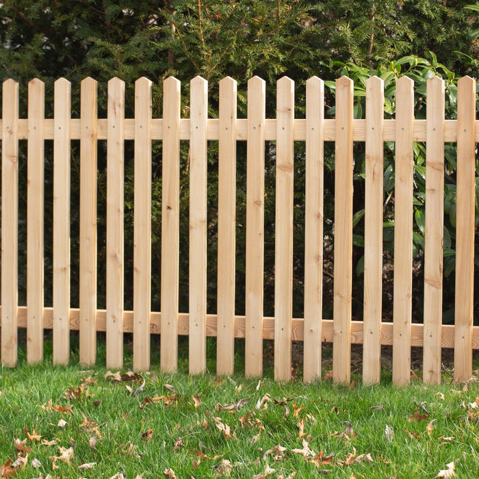 Wooden garden fence "Watzmann" larch